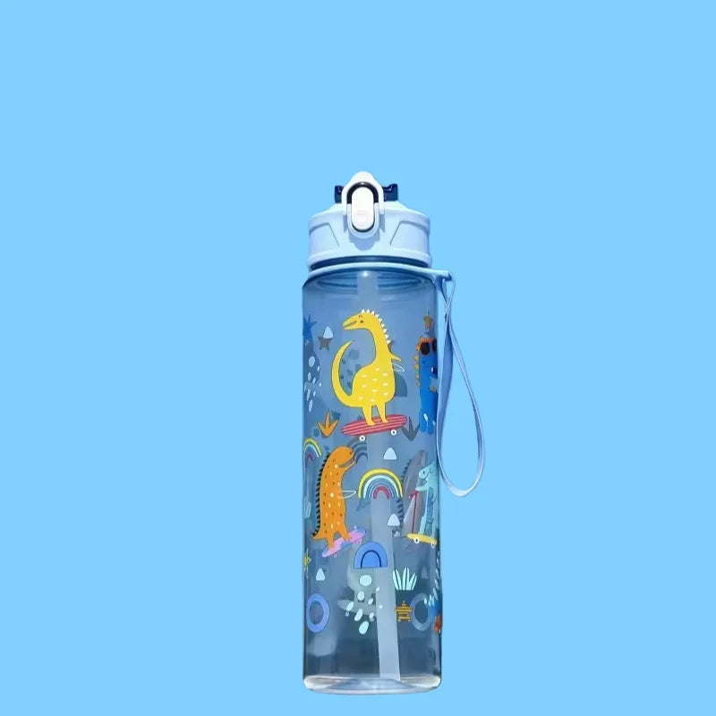 Capilorix 800ml sports water bottle with time scale, leak-proof design, BPA-free, 27oz hydration bottle with secure lid