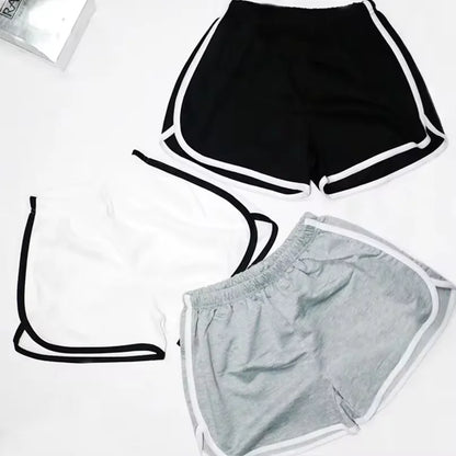 Capilorix women's elastic shorts, loose fit, quick-drying summer running and fitness shorts with breathable fabric and sporty style.