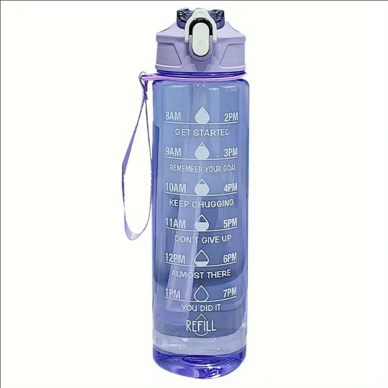 Capilorix 800ml BPA-free sports water bottle with time scale, leak-proof design, and 27oz capacity, ideal for active use