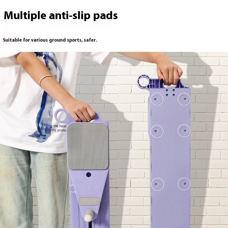 Capilorix Split Fitness Board waist training jumpsuit for home workouts, featuring stretchy activewear fabric and adjustable fit.
