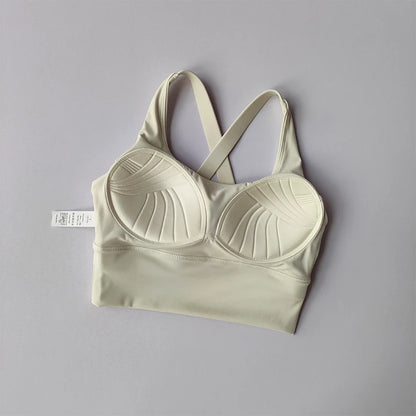 Capilorix all-in-one sports bra collection with high-impact, shock-proof design for running, yoga, and fitness activities.