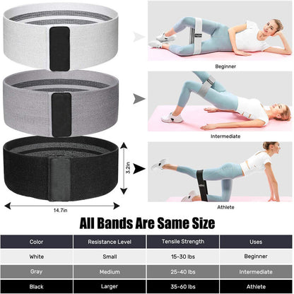 Capilorix fitness elastic band hip ring for activewear jumpsuits, used for resistance exercises and workout enhancement.