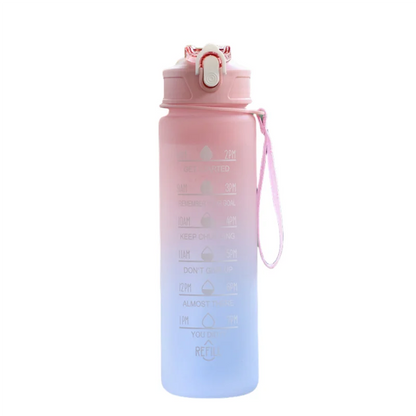 Capilorix 800ML large capacity sports water bottle with leak-proof plastic design, featuring a scale for travel and fitness use