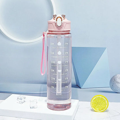 Capilorix 800ML large capacity sports water bottle with leak-proof plastic design, scale markings, ideal for travel and fitness.