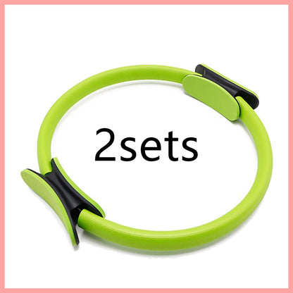 Capilorix yoga fitness Pilates ring for women and girls, used for home gym workouts and body resistance exercises.