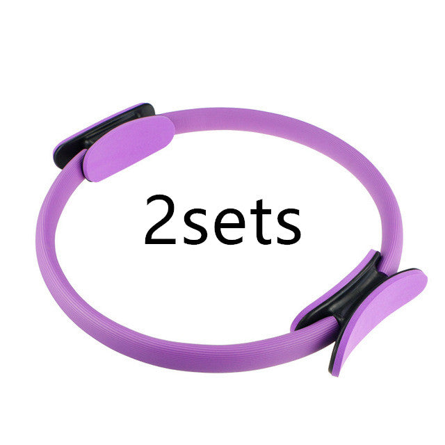 Capilorix yoga fitness Pilates ring for women and girls, a resistance circle used in home gym workouts and body toning exercises.