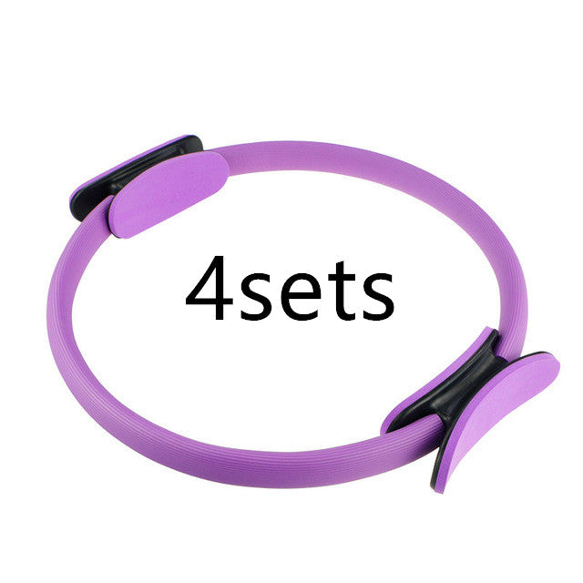 Capilorix yoga fitness Pilates ring for women and girls, used for home workout, body resistance, and weight loss exercises.
