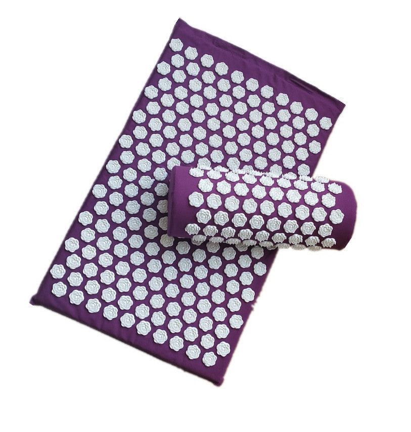 Capilorix acupuncture yoga cushion and massage pillow, designed for activewear jumpsuits, with a soft, supportive surface for relaxation.