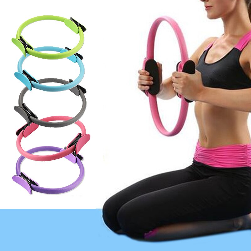Capilorix yoga fitness Pilates ring for women and girls, used for home gym workouts and body resistance exercises.
