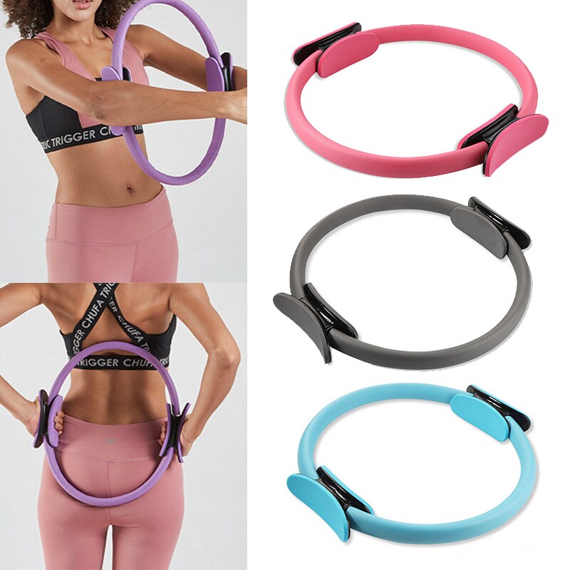 Capilorix yoga fitness Pilates ring for women and girls, used for home gym workouts and body resistance exercises.