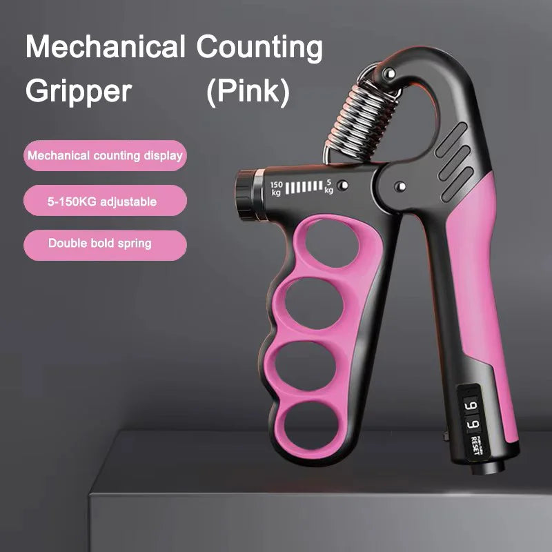 Capilorix adjustable grip strength hand exerciser with 5-150kg resistance for muscle recovery and hand strength training.