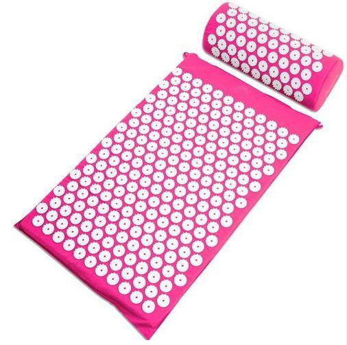Capilorix acupuncture yoga cushion and massage pillow, activewear jumpsuit, for relaxation and comfort during yoga practice.