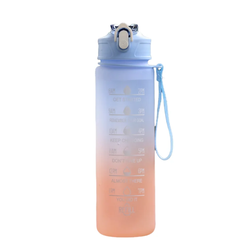 Capilorix 800ML large capacity sports water bottle with leak-proof plastic design and measurement scale for travel and fitness.