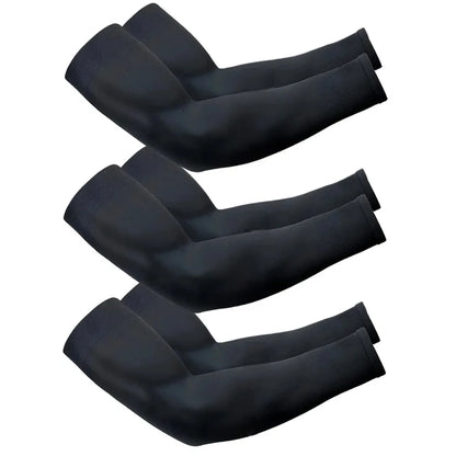 Capilorix UV arm sun sleeves, breathable and lightweight, designed for outdoor activities like driving, sports, and hiking.
