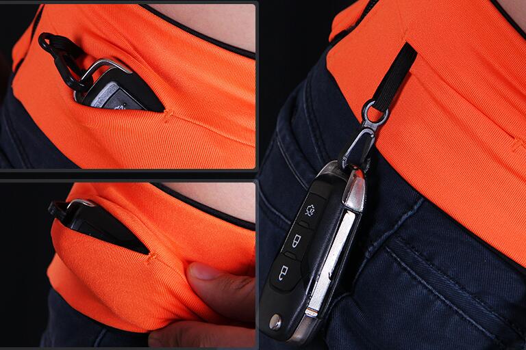 Outdoor Sports Waistband Elastic Mobile Phone Bag Sports Belt Bag Capilorix