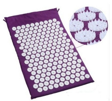 Capilorix acupuncture yoga cushion and massage pillow, designed for activewear jumpsuits, with supportive, textured fabric and ergonomic shape.