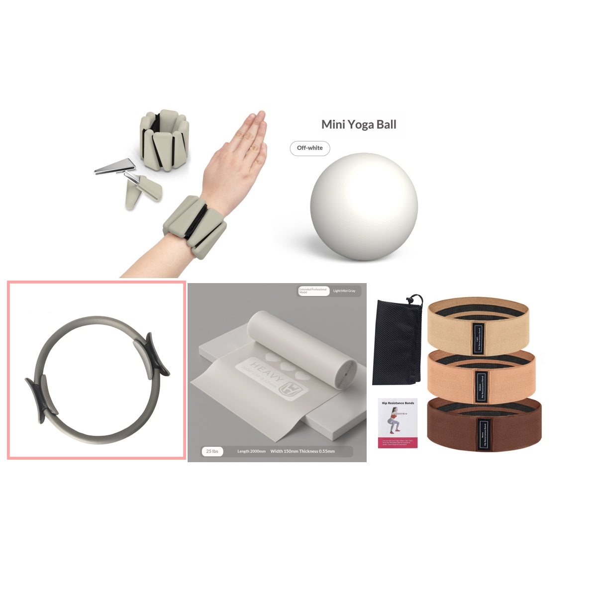 Capilorix yoga fitness pilates ring for women and girls, shown in use during home gym workout, aiding resistance and weight loss.