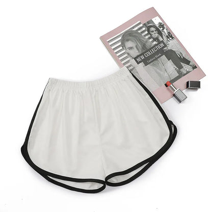 Capilorix women's elastic shorts, loose fit, quick-drying summer running and fitness shorts, lightweight and breathable for outdoor activity.