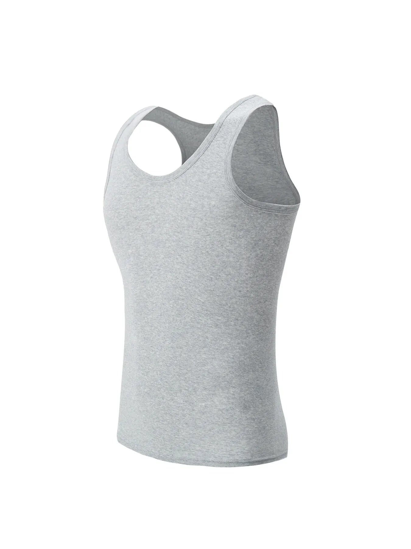 Capilorix Four Seasons men's cotton sleeveless Joker vest, casual fit sports fitness T-shirt for teenagers and middle-aged adults.