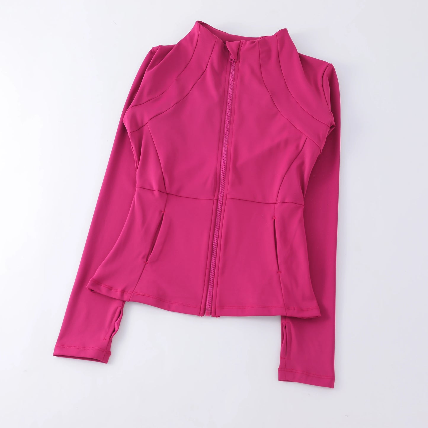 Capilorix women's seamless long sleeve yoga top, breathable activewear jacket for gym and fitness workouts.