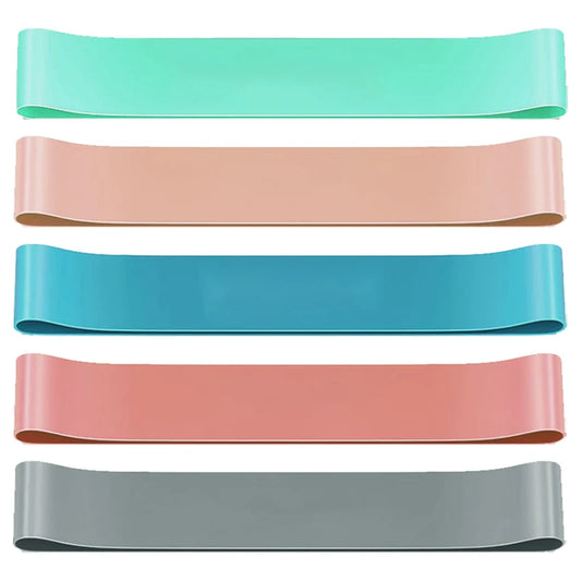 Capilorix resistance yoga band for fitness, exercise, hip, leg, squat, dance, and stretch training with elastic loop for versatile workouts.