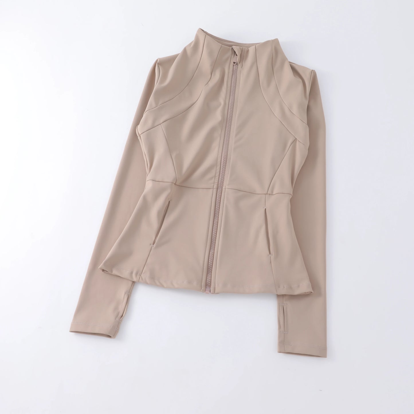 Women's Capilorix seamless long sleeve yoga top, breathable activewear jacket for gym and fitness workouts.