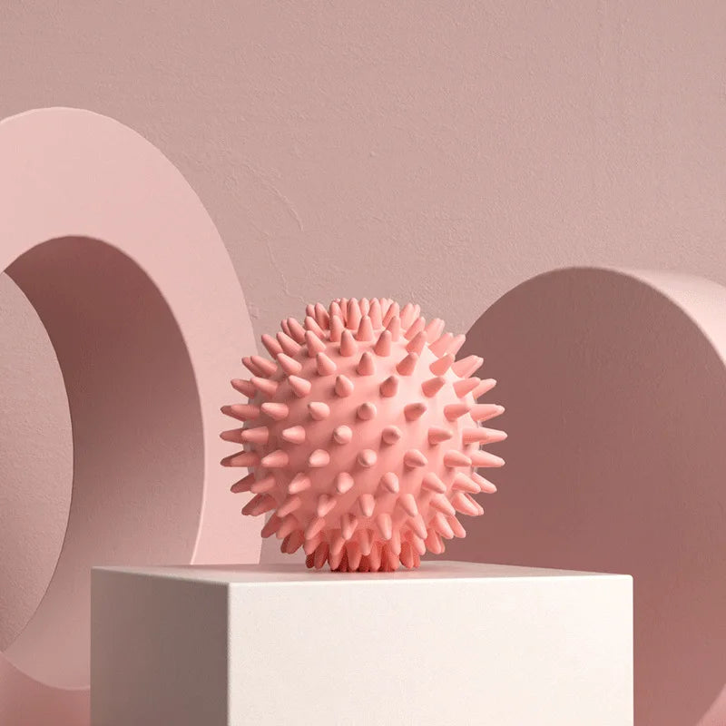 Capilorix hedgehog massage ball for yoga, fascia, muscle relaxation, and fitness therapy for shoulders, neck, legs, and meridian points.