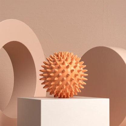 Capilorix hedgehog massage ball for yoga, fascia, muscle relaxation, and muscle relief for shoulders, neck, legs, and plantar meridian.