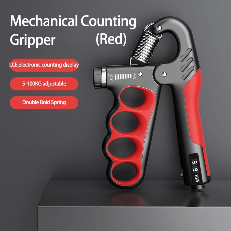 Capilorix adjustable grip strength wrist expander for hand and muscle recovery, featuring 5-150kg resistance for fitness training.