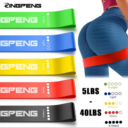 Capilorix resistance yoga band for fitness and exercise, elastic loop for hip, leg, squat, and stretch training.