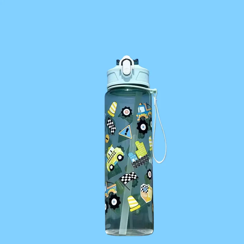 Capilorix 800ml BPA-free sports water bottle with time scale, leak-proof design, ideal for fitness and outdoor use
