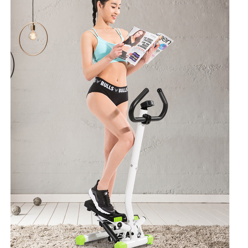 Capilorix double super armrest treadmill for household fitness, showing multifunctional design and sturdy construction.