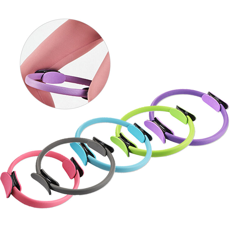 Capilorix yoga fitness Pilates ring for women and girls, used for home gym workouts and body resistance exercises.