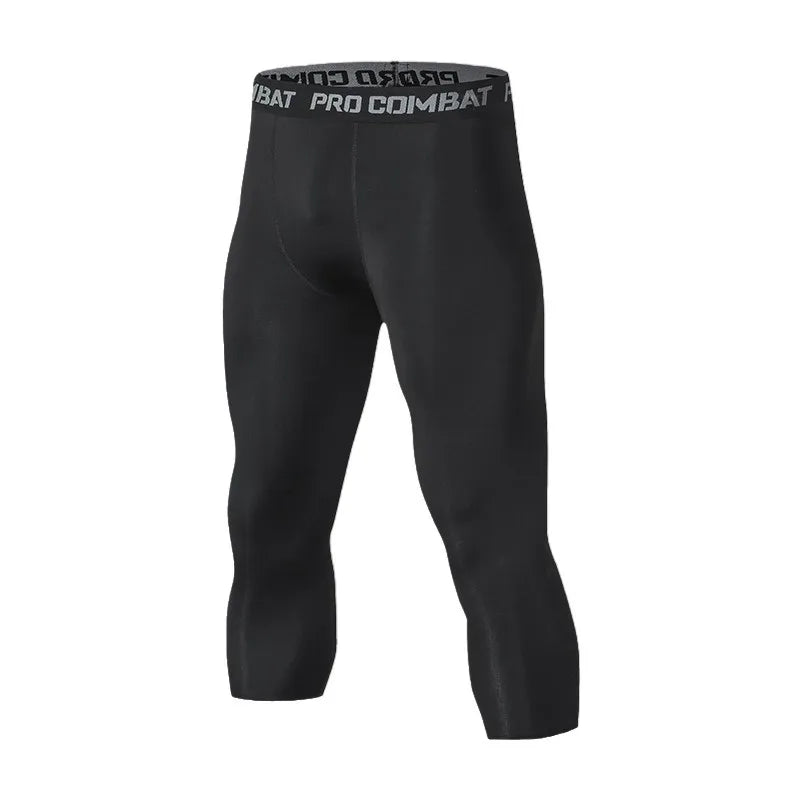 Capilorix men's compression tights with cool dry fabric, ideal for running, workout, sports, and athletic activities.