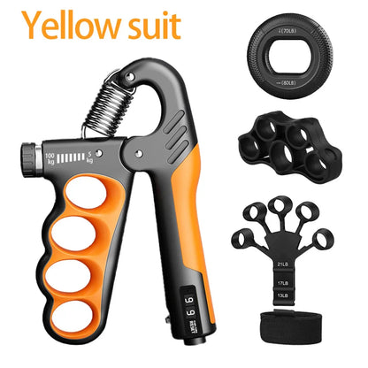 Capilorix grip strength hand exerciser with adjustable resistance for muscle recovery and hand strengthening workouts.