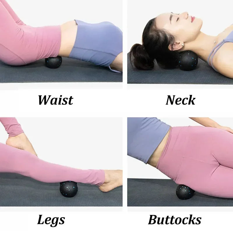 Capilorix EPP 8cm peanut-shaped massage fascia ball for muscle relaxation, pain relief, yoga, and fitness therapy exercises.