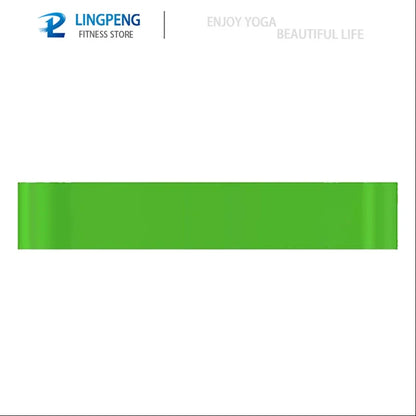 Capilorix yoga resistance band for fitness, hip and leg exercises, elastic stretch loop for squats and dance training.