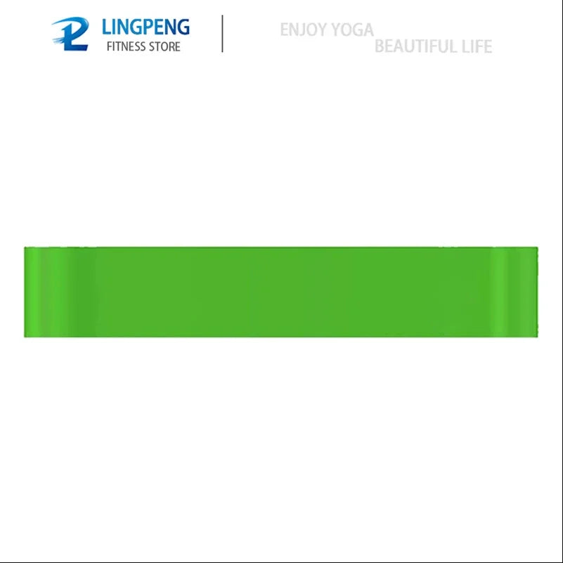 Capilorix resistance yoga band for fitness, exercise, hip tension, leg squats, dance, and stretch training with elastic loop design.