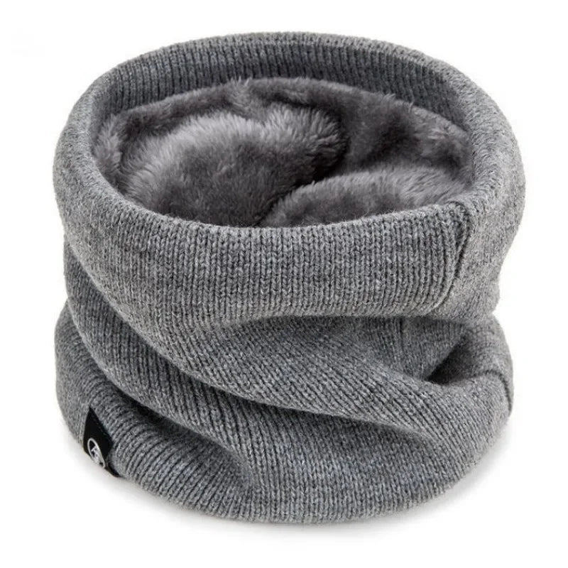 Capilorix knitted neck warmer sports scarf for women and men, soft, thick winter face cover ideal for skating, running, hiking, and cold weather