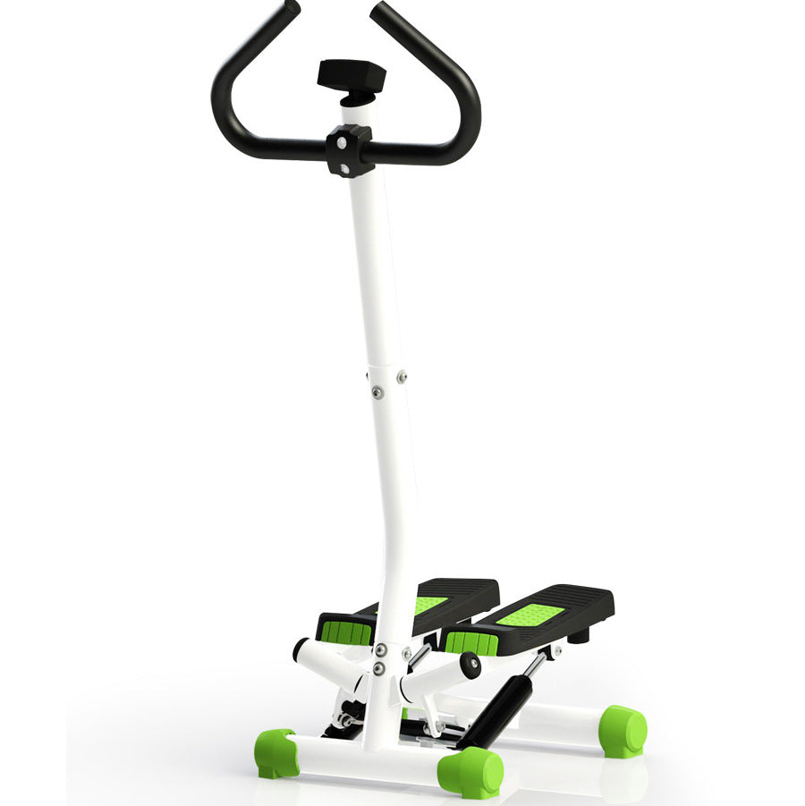 Capilorix double super armrest treadmill for home fitness, multifunctional exercise equipment with activewear jumpsuits in the image.