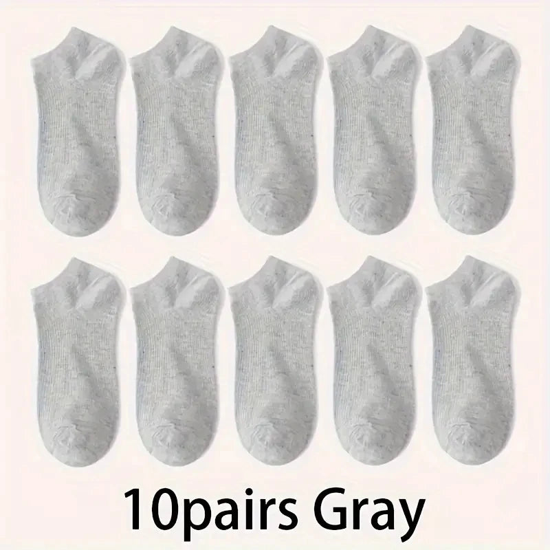 Unisex Capilorix ankle socks in a 5-pack, breathable and lightweight for sports and daily wear, comfortable fit for all.