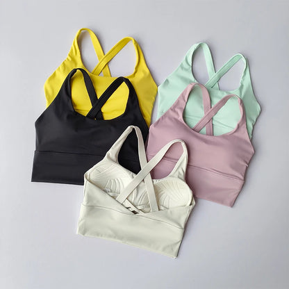Capilorix all-in-one sports bra collection featuring high-impact shock-proof design for running, yoga, and fitness activities.