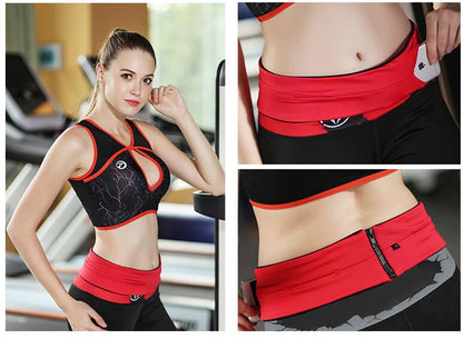 Outdoor Sports Waistband Elastic Mobile Phone Bag Sports Belt Bag Capilorix
