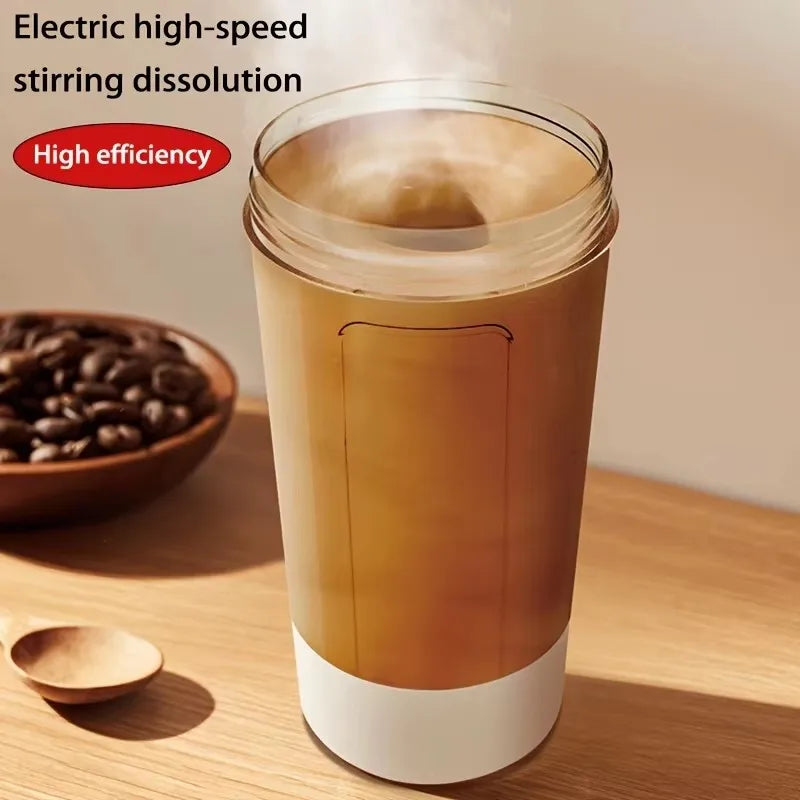 Capilorix portable electric blender cup for milk and protein powder, ideal for travel, outdoor, sports, and gym use