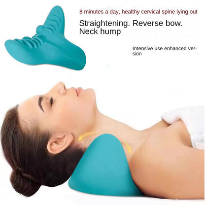 Capilorix cervical spine massage pillow with neck and shoulder acupressure, designed for home traction and relief.