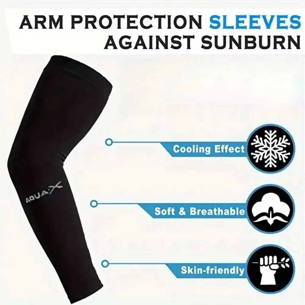 Capilorix UV arm sun sleeves, breathable and protective, ideal for driving, sports, hiking, and outdoor summer activities