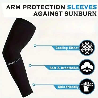 Capilorix UV arm sun sleeves, breathable and protective, ideal for driving, sports, hiking, and outdoor summer activities