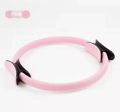 Capilorix yoga fitness Pilates ring for women and girls, used for home gym workouts, resistance training, and body toning exercises.
