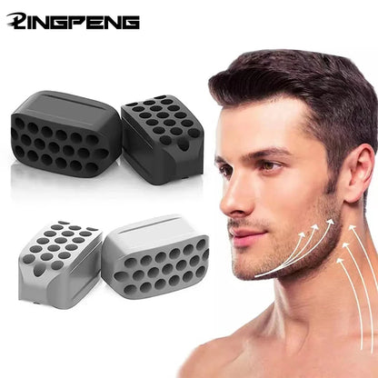 Capilorix silicone jaw exerciser and facial toner for jawline shaping, neck toning, and double chin reduction.
