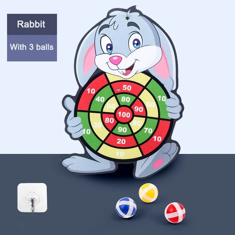 Capilorix educational dart board toy for children 3-7, featuring colorful sticky ball darts for indoor Montessori learning and play.